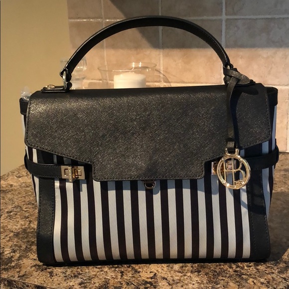 henri bendel Handbags - Henri Bendel- Miss Bendell Striped Bag
